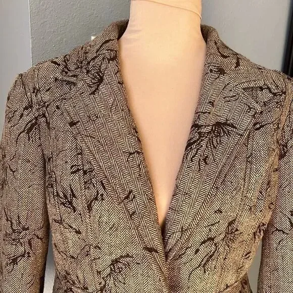 Coldwater Creek Flocked Tweed Blazer - Picture 2 of 8